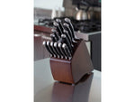 Smiths Saber Knife Set w/ Sharpener - 16 Pcs Black SP-50978