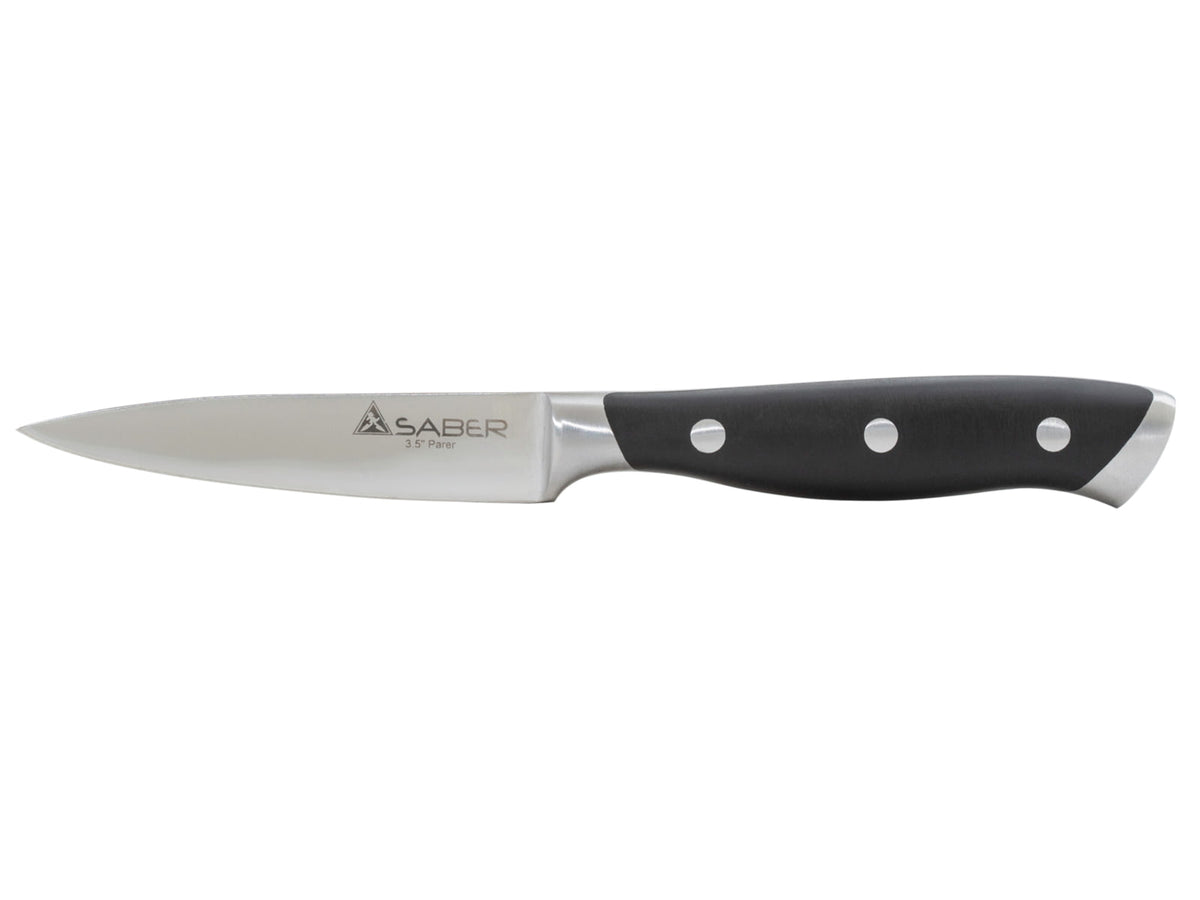 Smiths Saber Knife Set w/ Sharpener - 16 Pcs Black SP-50978