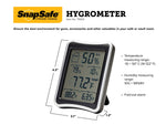 Snapsafe A Hornady Company Hygrometer LCD display AAA Battery