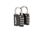Snapsafe A Hornady Company TSA Padlock 2 Pack Black NSN N