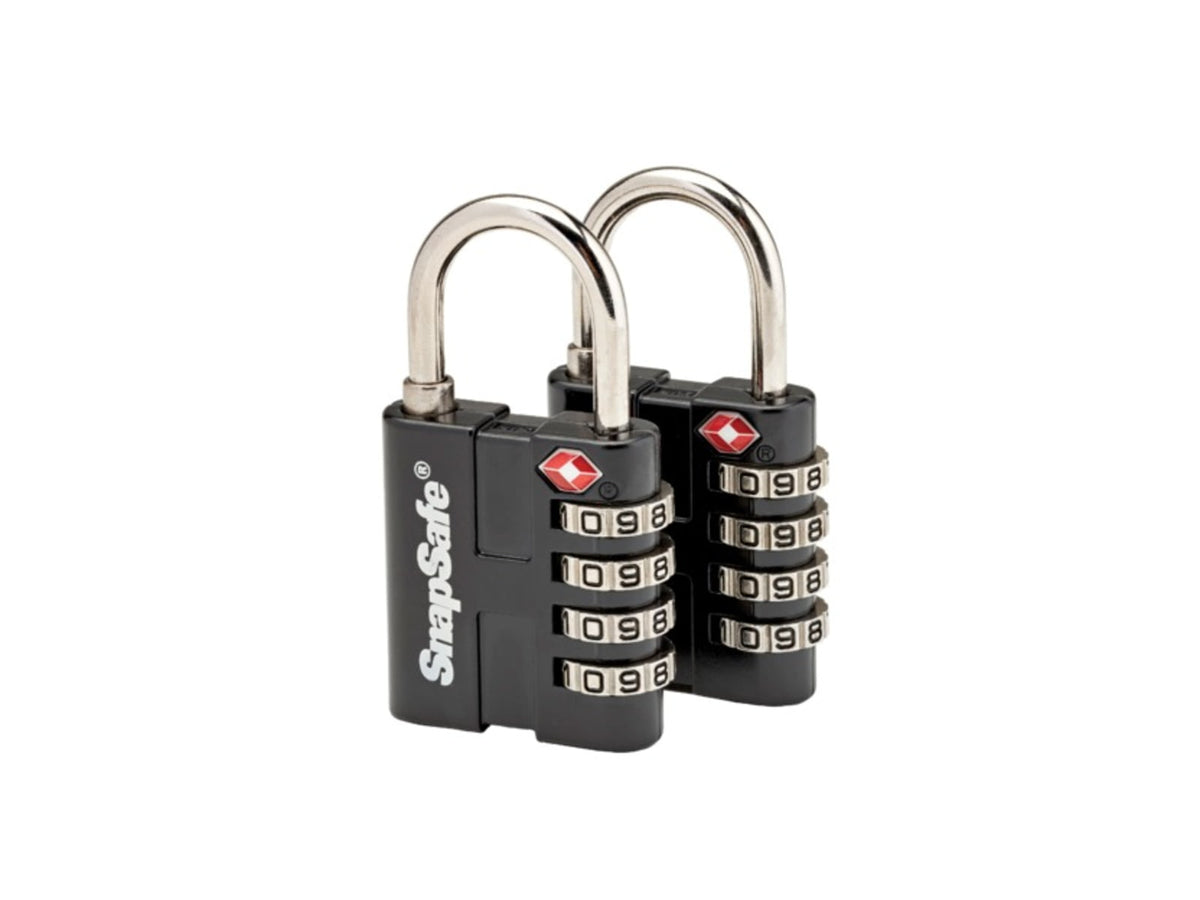 Snapsafe A Hornady Company TSA Padlock 2 Pack Black NSN N