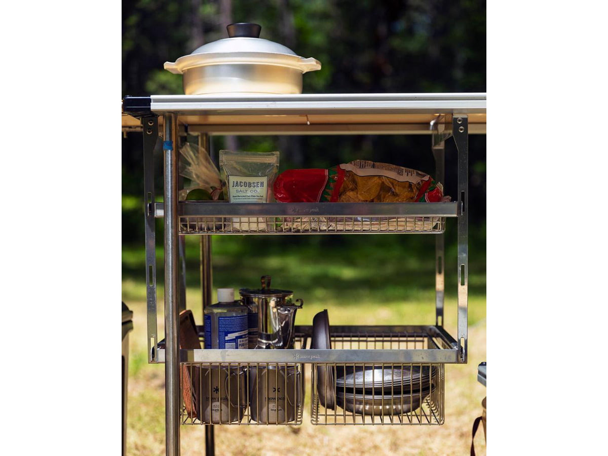 Snow Peak IGT Hanging Rack 2 Shelf Set One Size