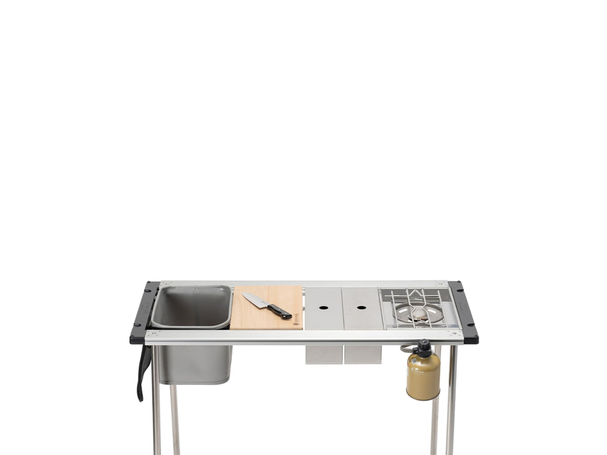 Snow Peak Iron Grill Table Camp Kitchen Starter Set One Size