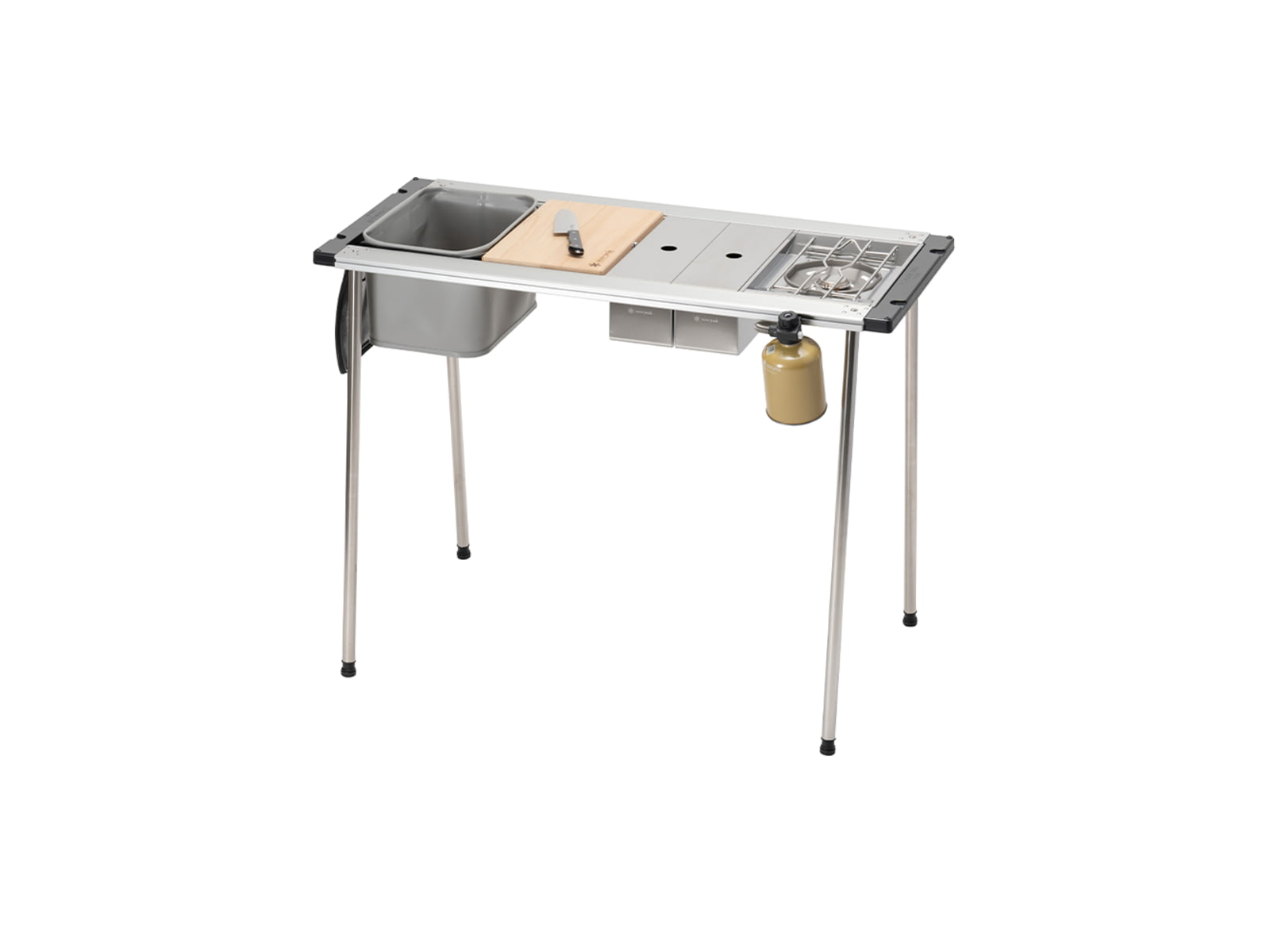 Snow Peak Iron Grill Table Camp Kitchen Starter Set One Size