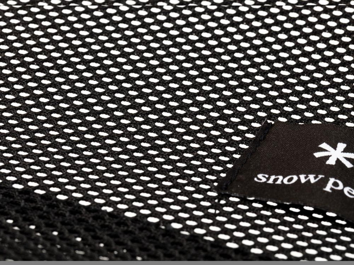 Snow Peak Mesh Folding Bench One Size LV-071M-BK