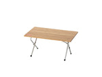 Snow Peak Single Action Low Table Bamboo