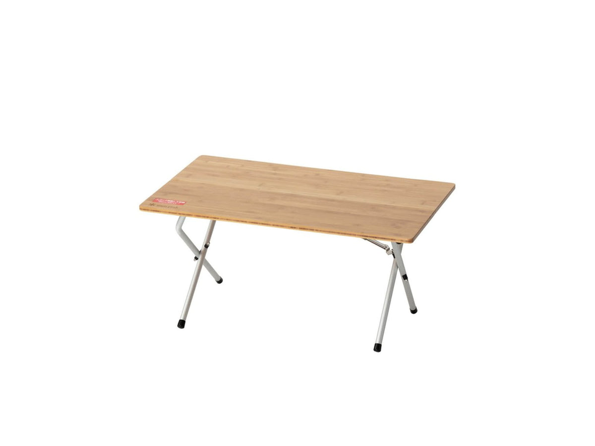 Snow Peak Single Action Low Table Bamboo
