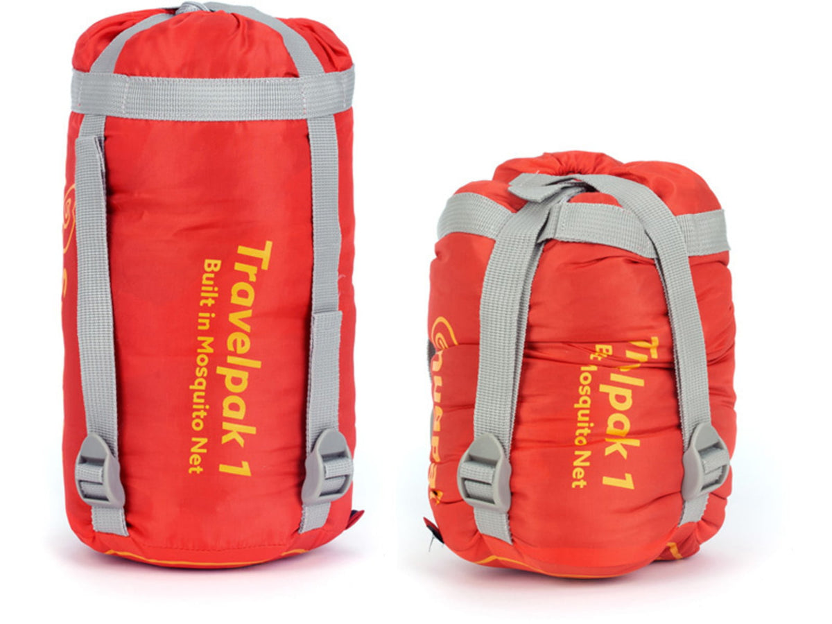 SnugPak Travelpak 1 Sleeping Bag Flame Red 98810