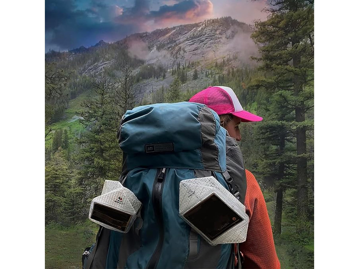 Solight Design SolarPuff Hybrid Solar Lantern Warm/Bright PUFF1-H-LS