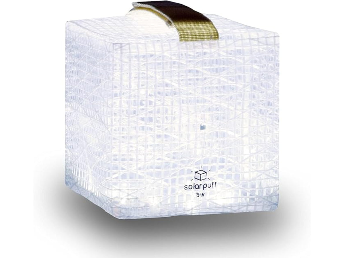 Solight Design SolarPuff Hybrid Solar Lantern Warm/Bright PUFF1-H-LS