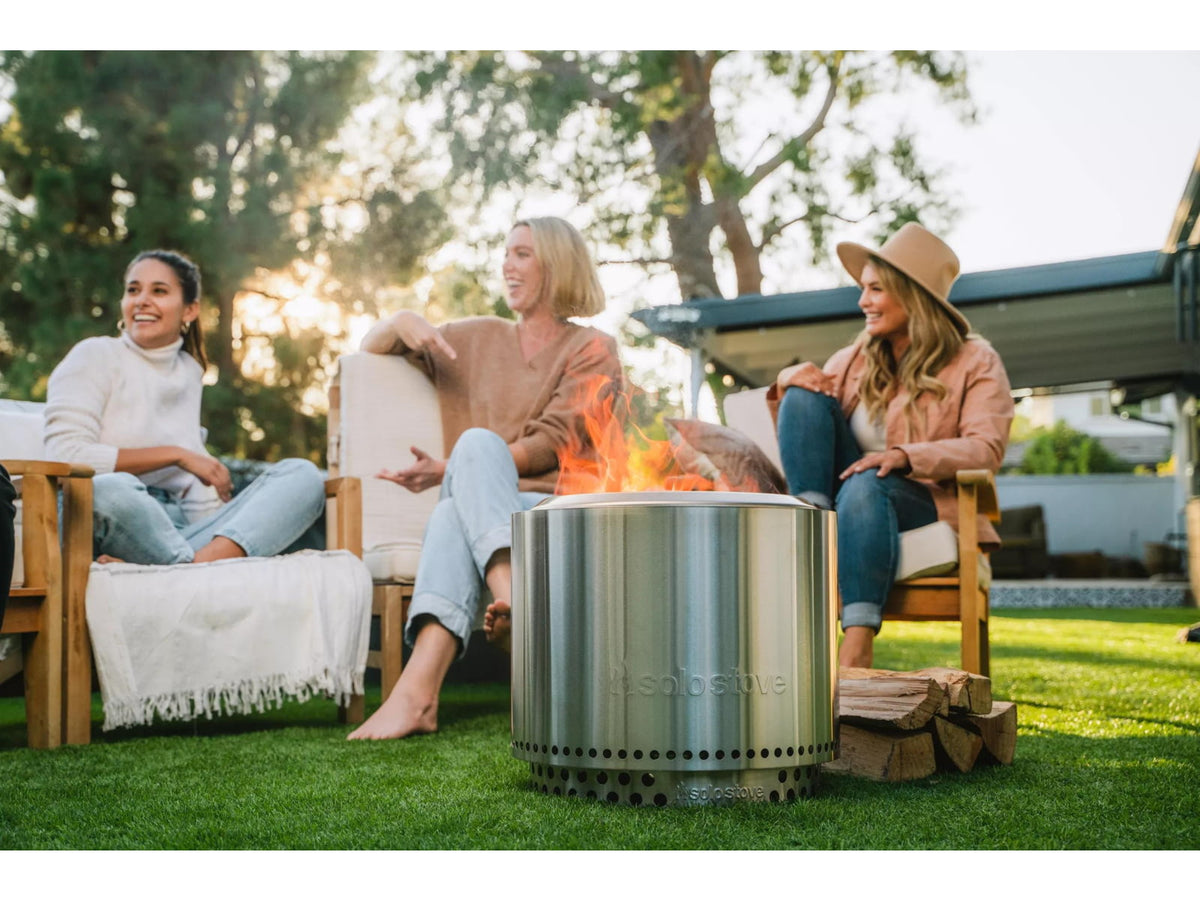 Solo Stove Bonfire Fire Pit And Stand Stainless Steel