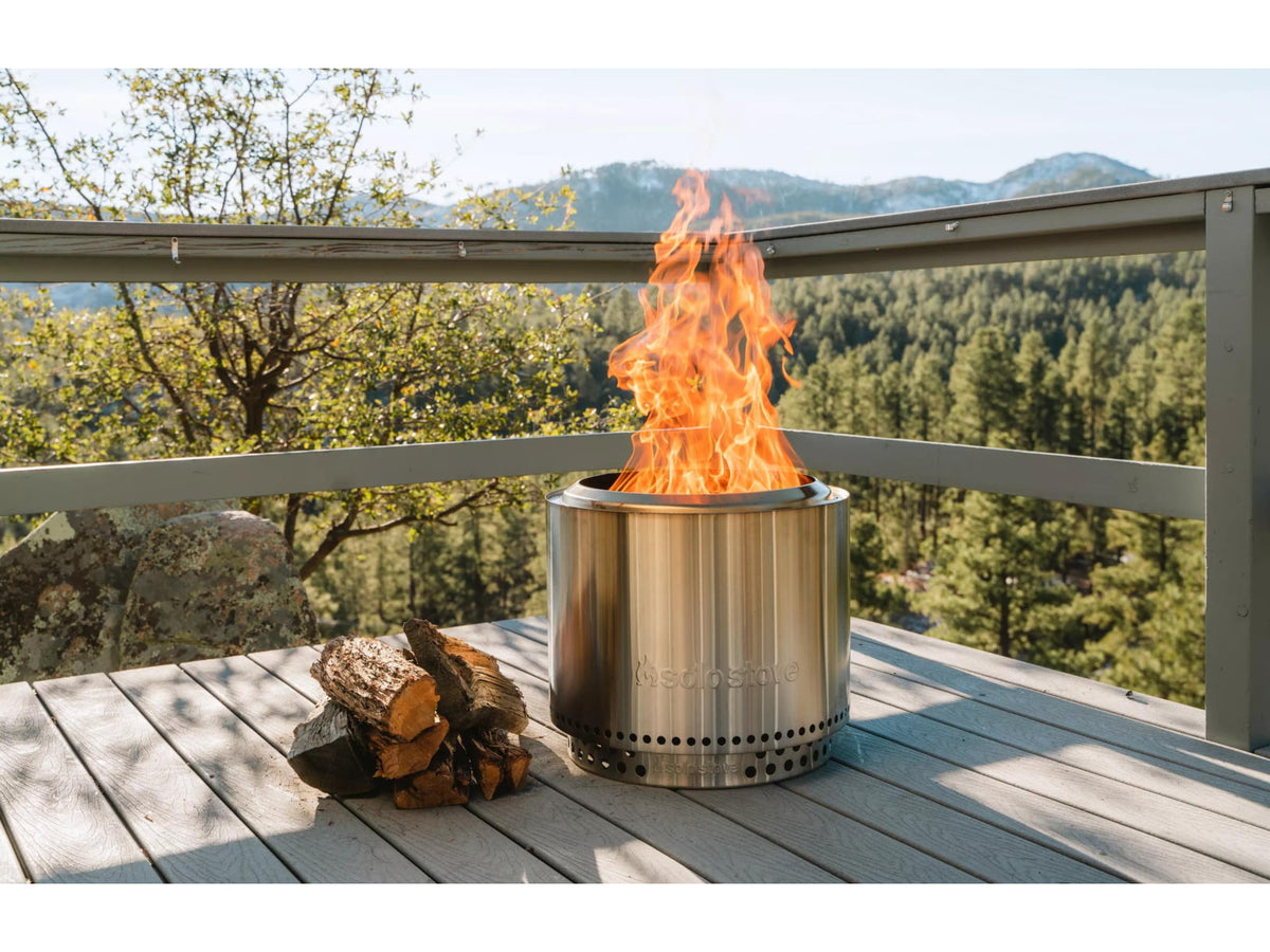 Solo Stove Bonfire Fire Pit And Stand Stainless Steel