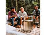 Solo Stove Bonfire Cast Iron Grill Top and Hub Stainless-Steel Cast-Iron Black Medium SSBON-COOKING-BUNDLE