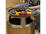 Solo Stove Bonfire Cast Iron Grill Top and Hub Stainless-Steel Cast-Iron Black Medium SSBON-COOKING-BUNDLE