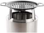 Solo Stove Bonfire Cast Iron Grill Top and Hub Stainless-Steel Cast-Iron Black Medium SSBON-COOKING-BUNDLE