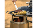 Solo Stove Yukon Cast Iron Grill Cooking Bundle 2 Stainless Steel Cast Iron Black Medium