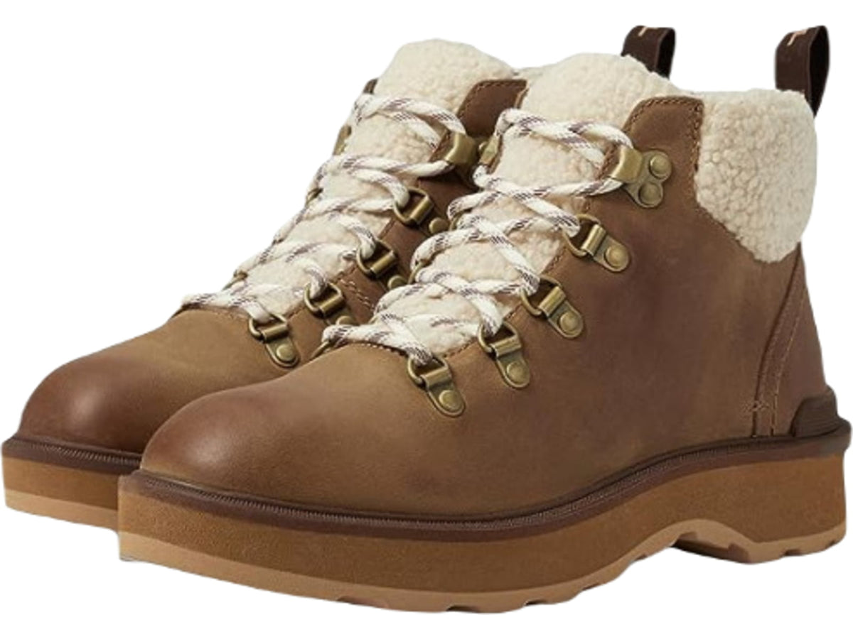 Sorel Hi-Line Hiker Cozy Boots - Women's Umber/Tawny Buff