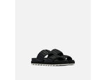 Sorel Roaming Two Strap Slide Sandals - Women's Black/Chalk 9.5 US