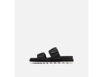 Sorel Roaming Two Strap Slide Sandals - Women's Black/Chalk 9.5 US