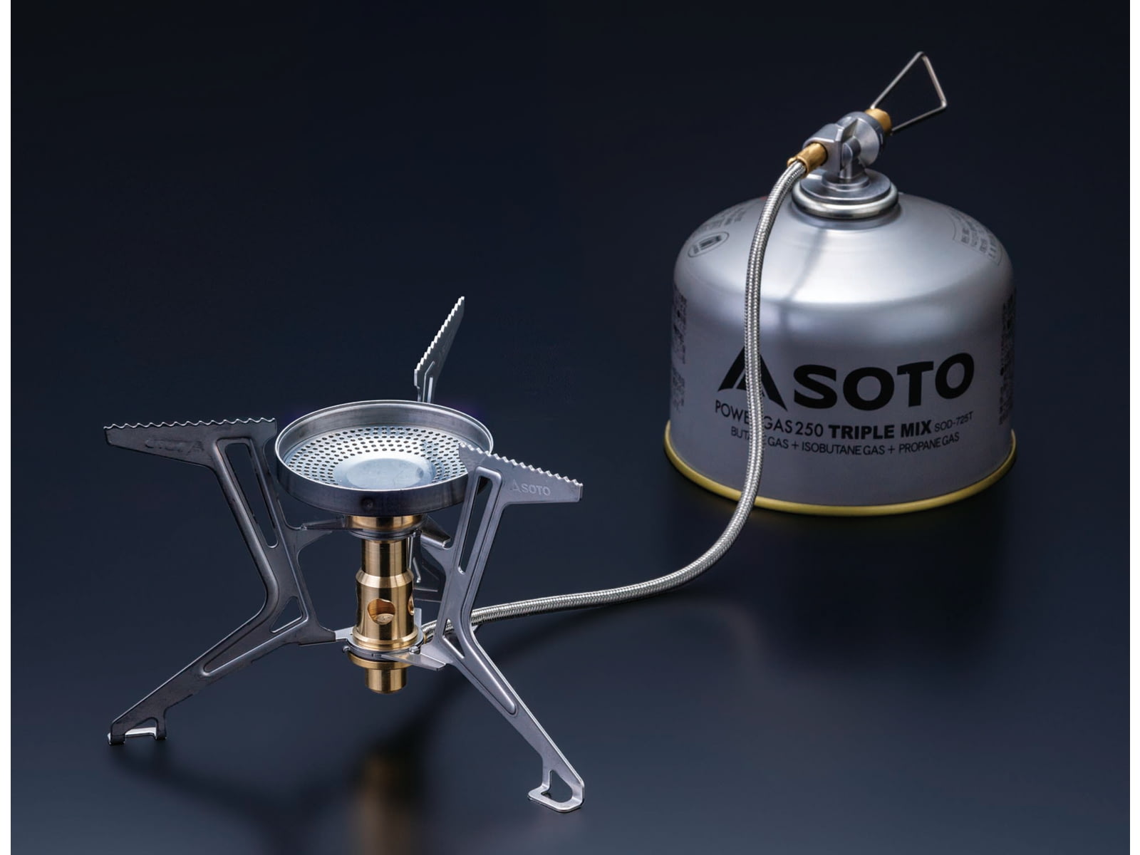 Soto Fusion Trek Stove Silver/Gold
