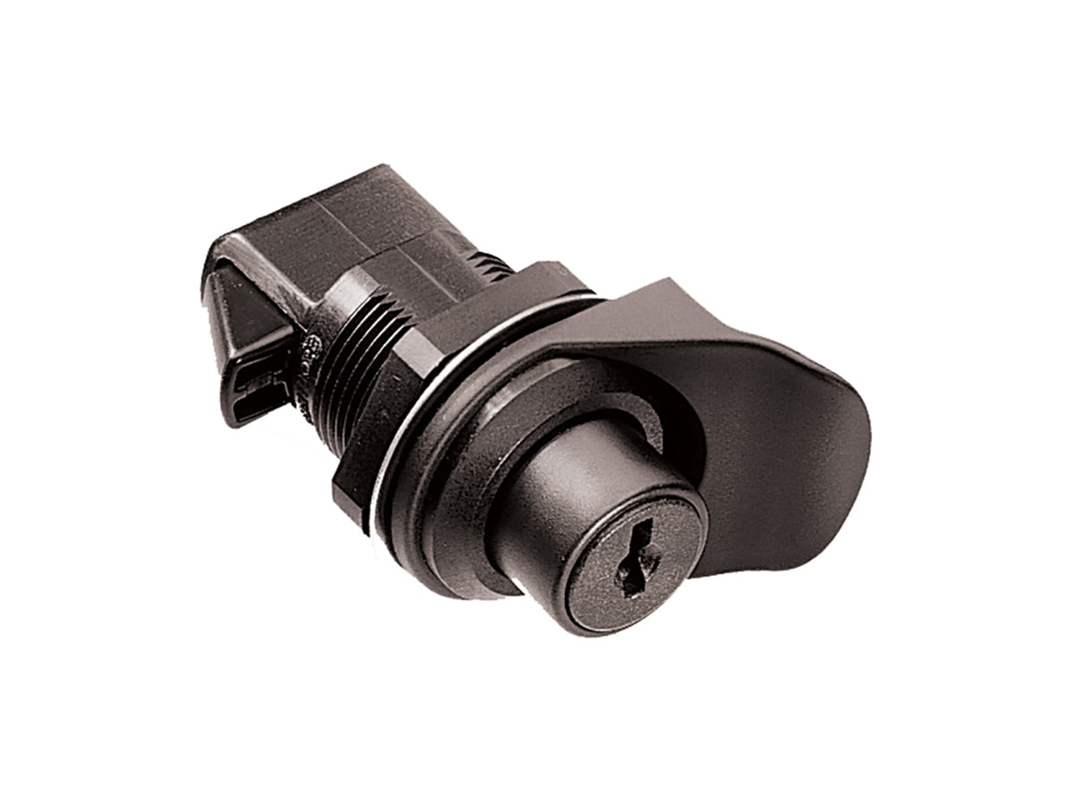 Southco Keylocking Flush/Knob Latch - Black Plastic 93-303