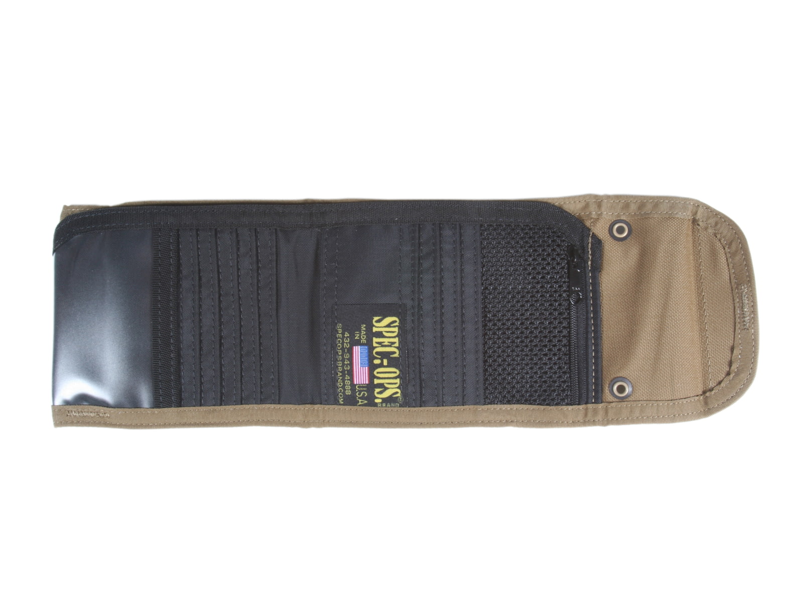 Spec-Ops T.H.E. Wallet BK - Black w/ 'Shark-Bite' Closure