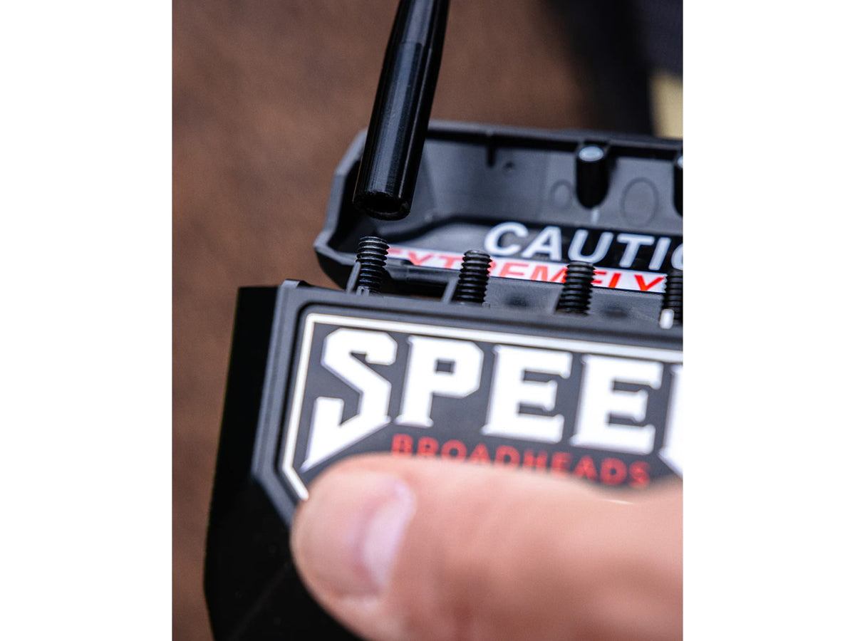 Speed Broadheads Arrow Case Black BH00921