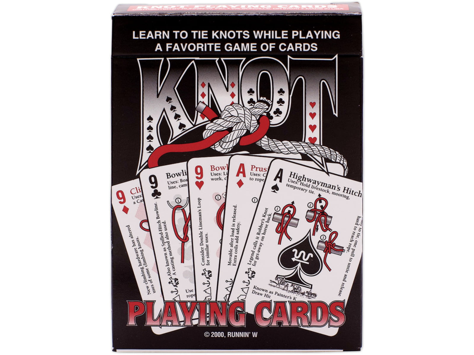 Speedhook Knot Tying Playing Cards 2.5in x 3.5in KTPC