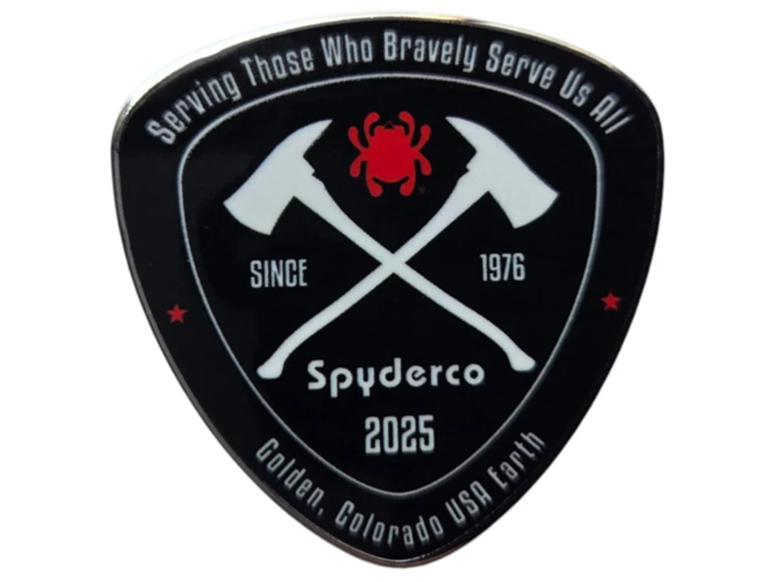 Spyderco 2025 Fire Dragon Coin Black