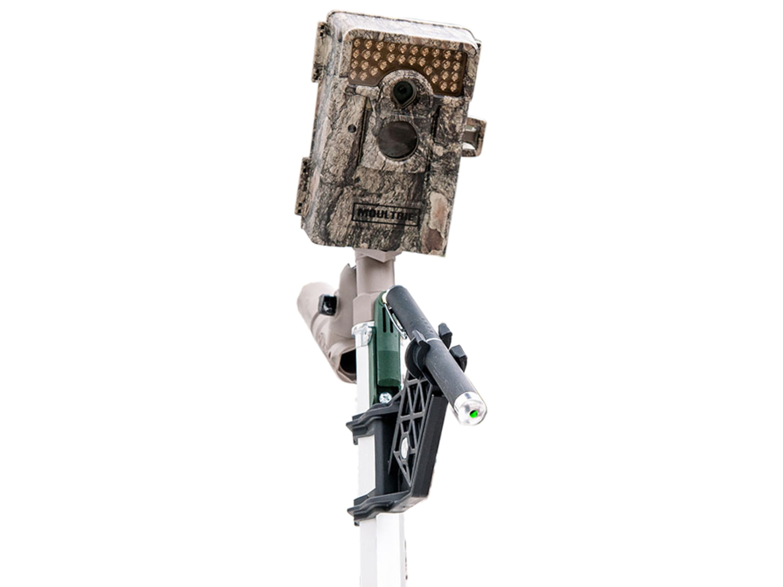 SpyHigh Mounting System Trail Camera Complete Mounting System Tan/Green SHCS