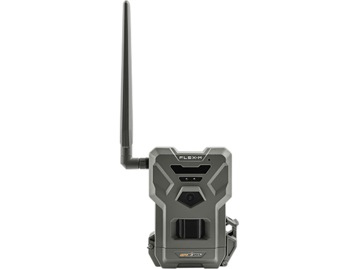 Spypoint Flex-M Cellular Trail Camera Dealer Bundle Micro SD 32GB 8 AA Batteries Gray 2389