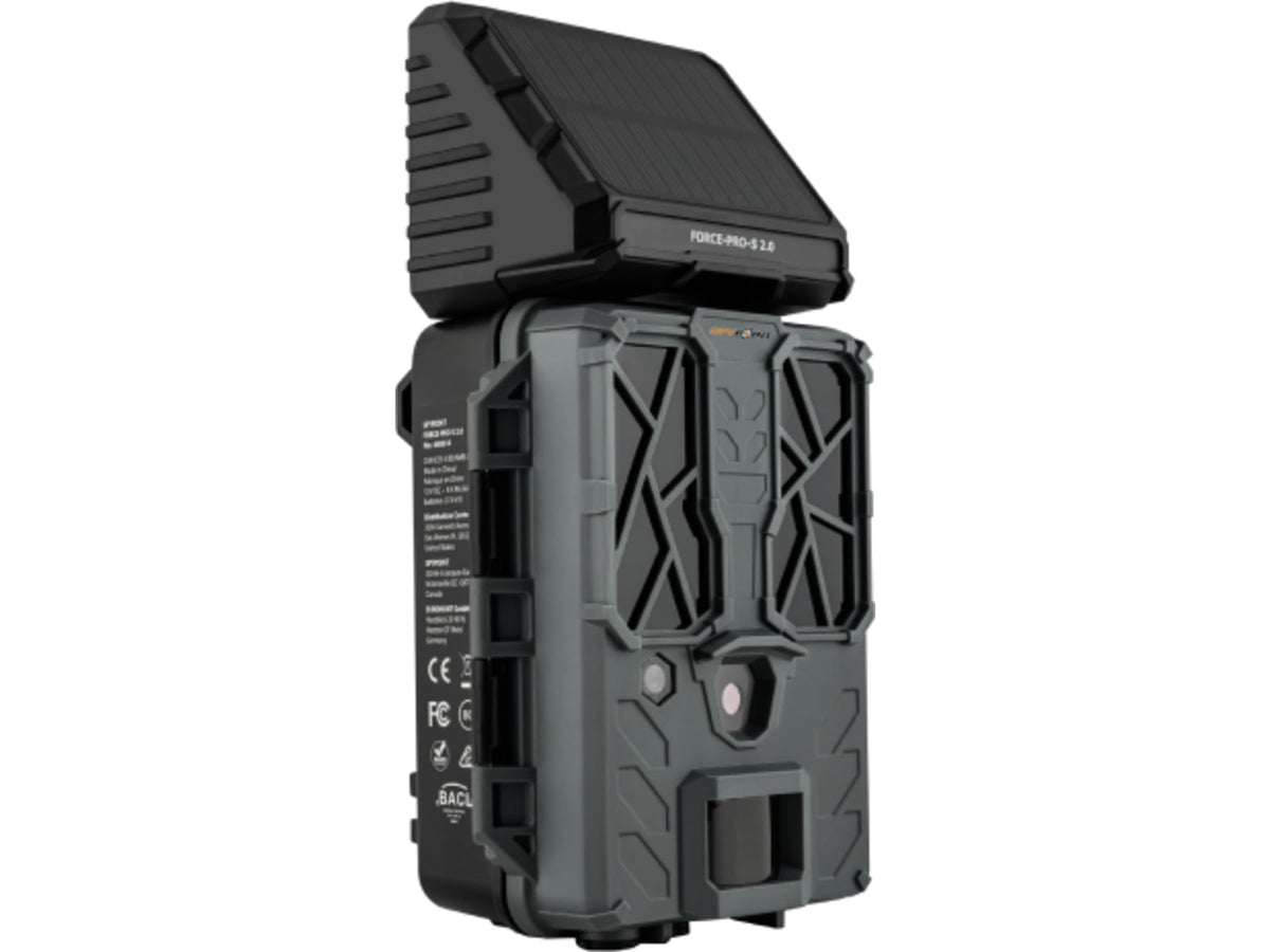Spypoint Force-Pro-S 2.0 Solar Trail Camera 4k Gray 1858