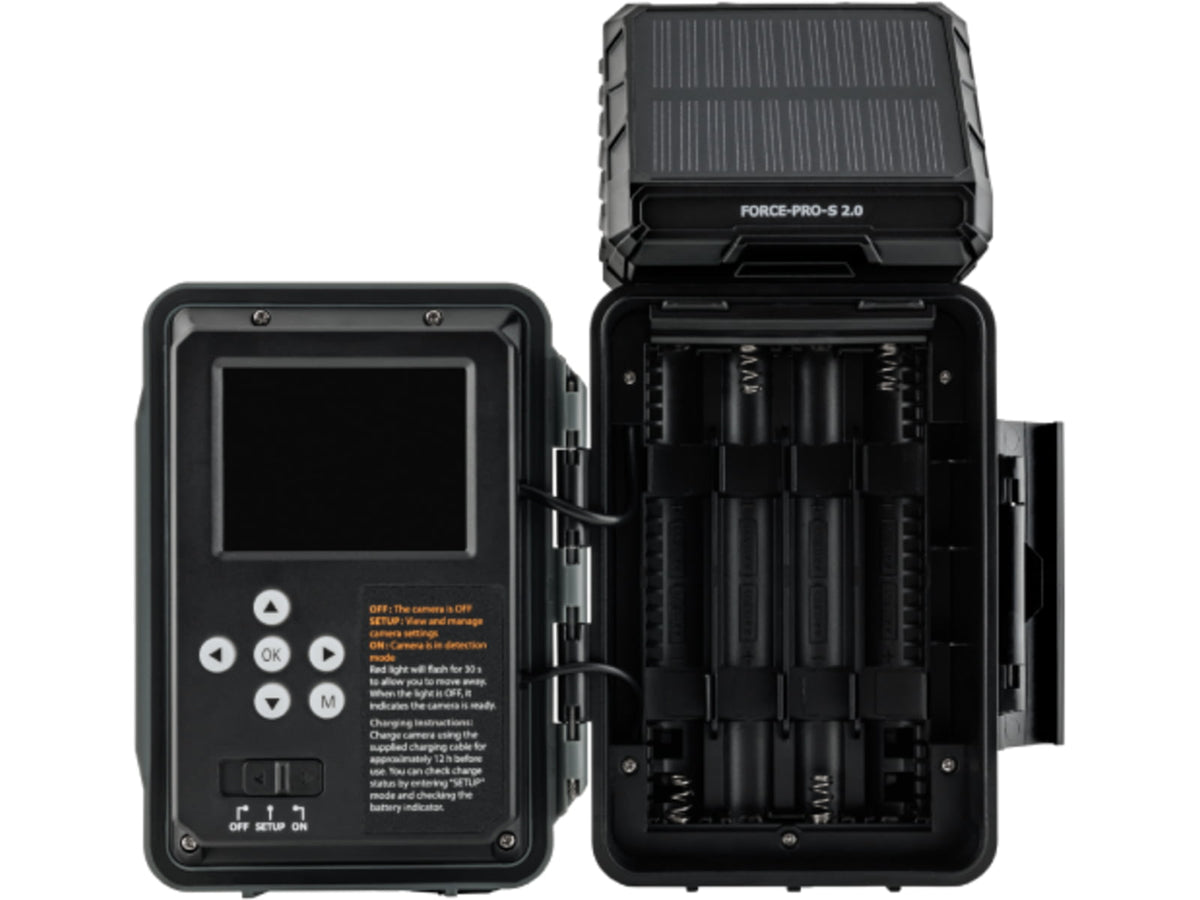 Spypoint Force-Pro-S 2.0 Solar Trail Camera 4k Gray 1858