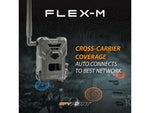 Spypoint Flex-M Cellular Camera w/Solar Panel Bundle Multi Carrier Green 1843