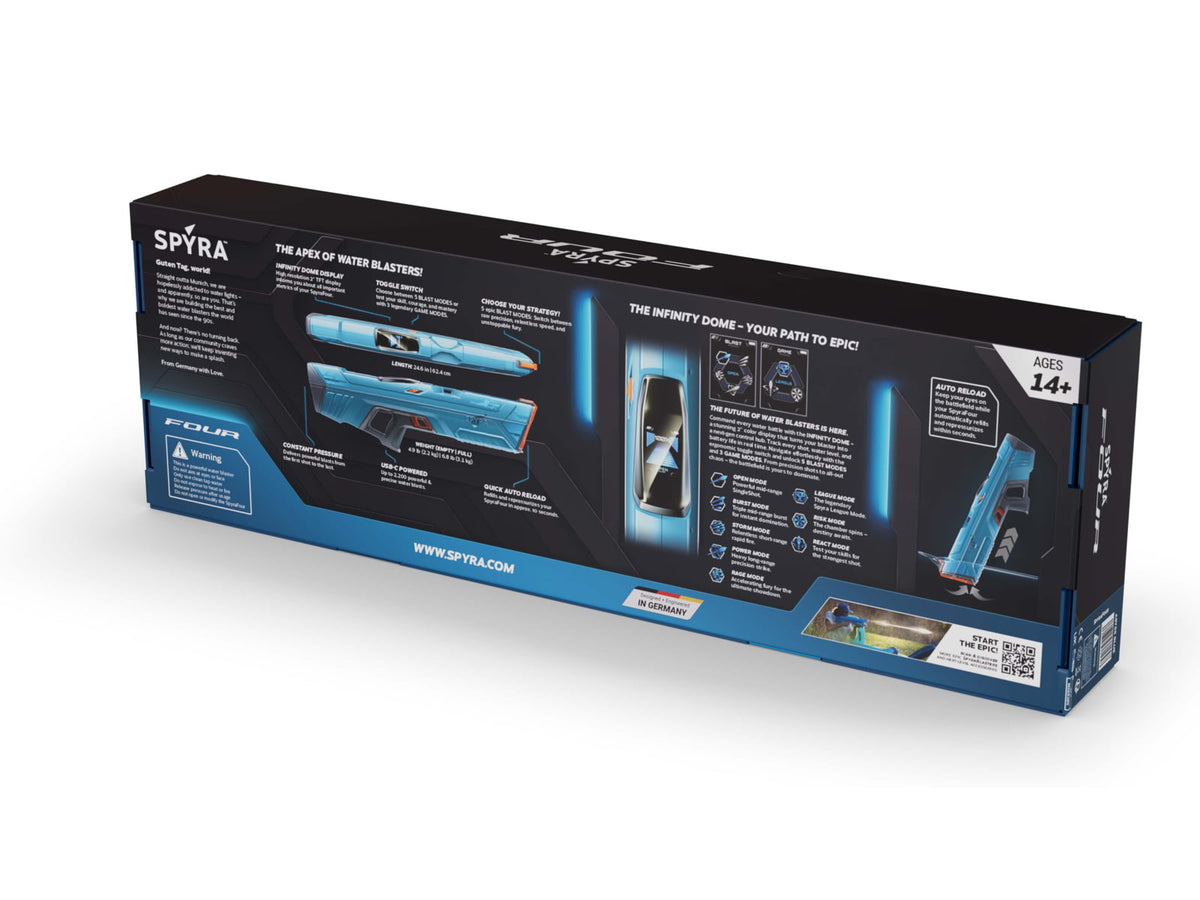 Spyra Four Water Blaster Blue
