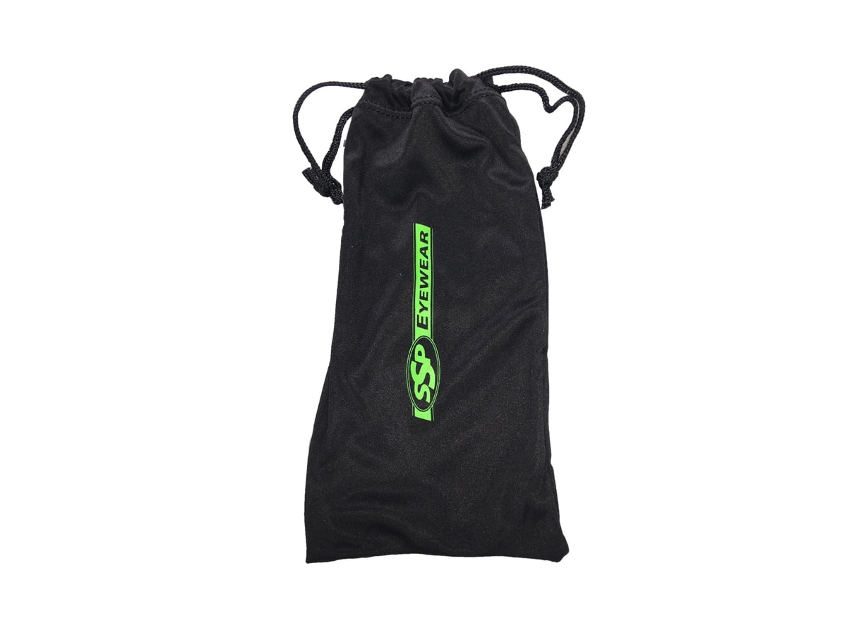 SSP Eyewear Microfiber Glass Pouch and Cleaner Black SSPPOUCH