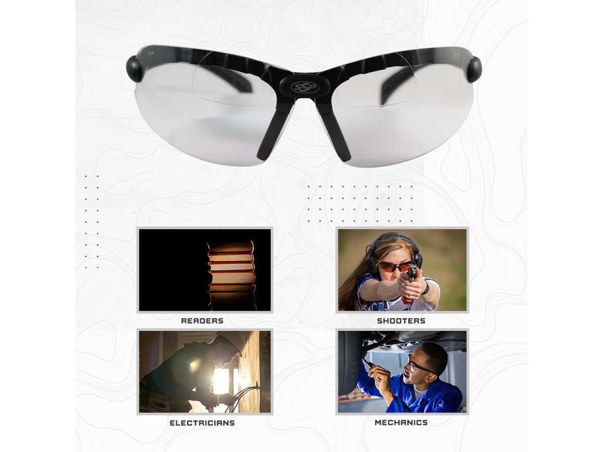 SSP Eyewear Top Focal Assorted Interchangeable Shooting Glasses w/