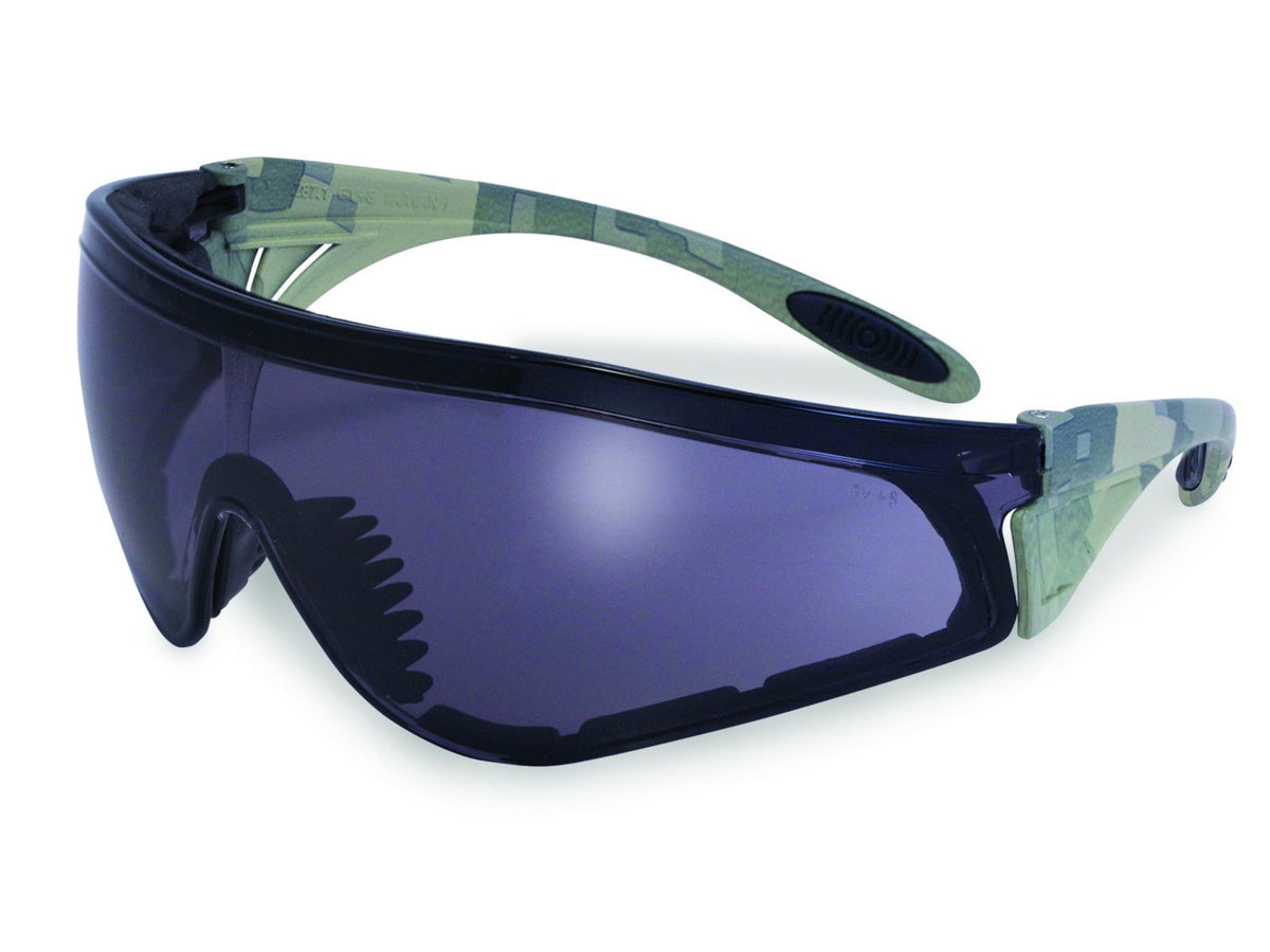 SSP Eyewear Yakima Shooting Glasses ACU Camouflage Frame Smoked Anti-Fog Lens YAKIMA SM A/F