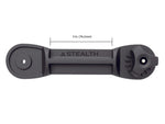 Stealth Rod Holders Dual Pivot Short Extension Black DUPIVEXT -S