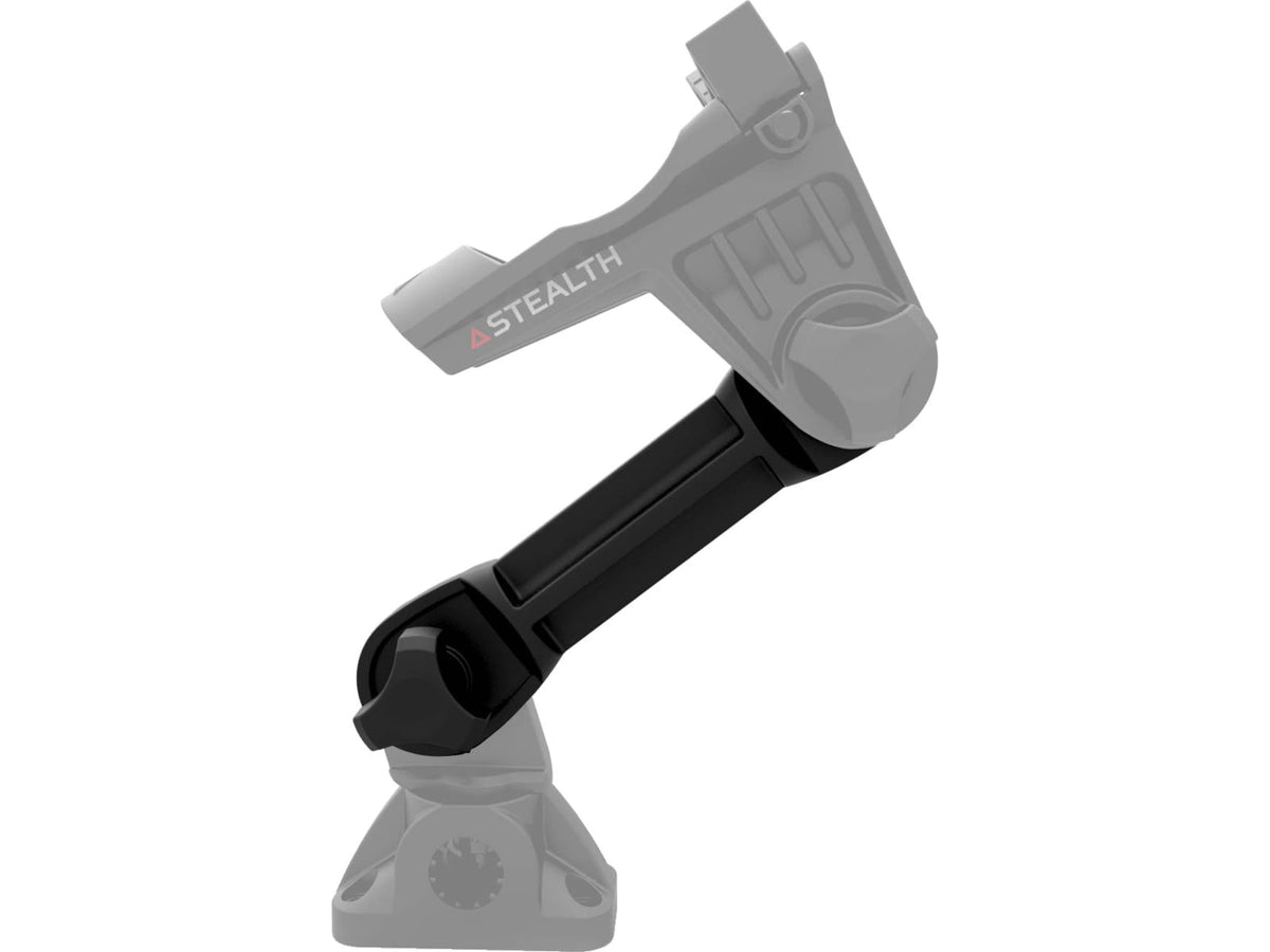 Stealth Rod Holders Dual Pivot Short Extension Black DUPIVEXT -S