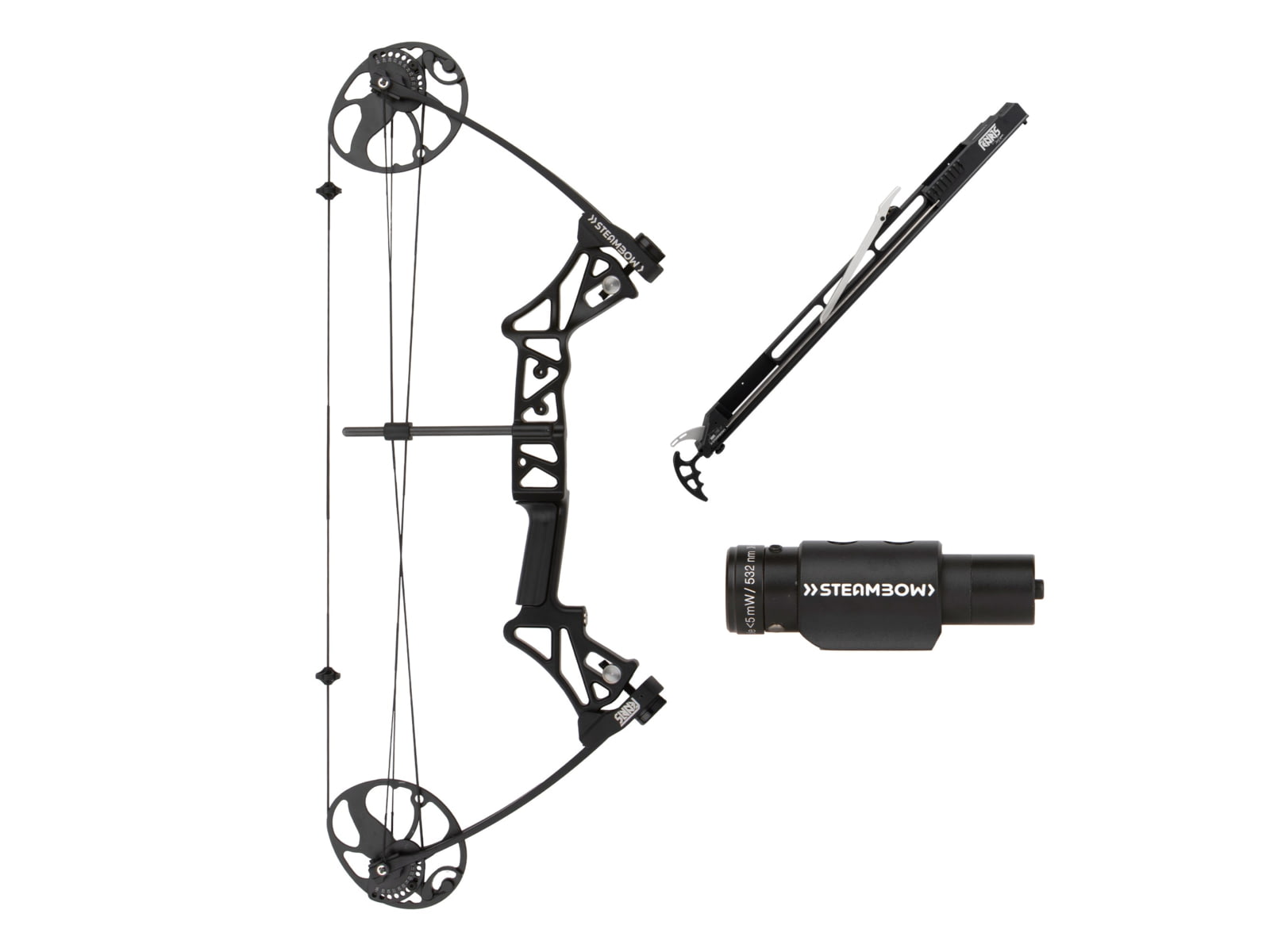 Steambow FENRIS Bundle with M1 Bow and Laser Black