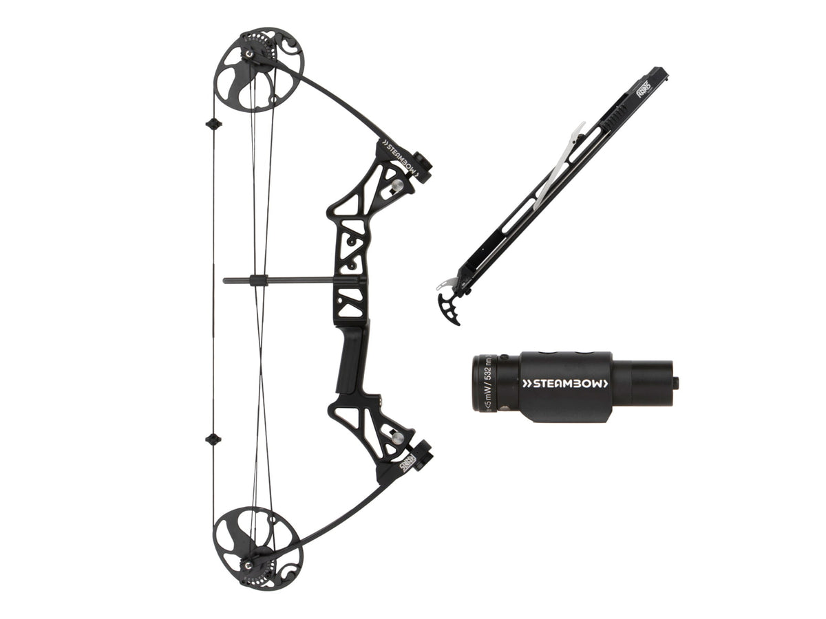 Steambow FENRIS Bundle with M1 Bow and Laser Black