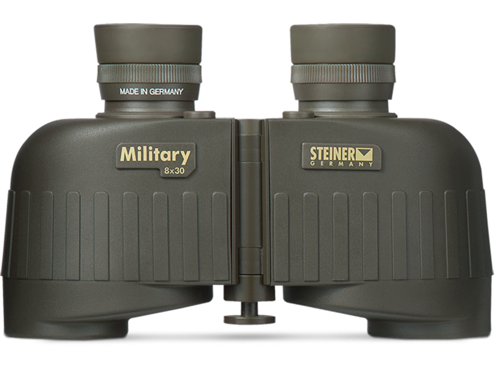 Steiner 8x30mm M30r Military Porro Prism Binoculars with Mil Ranging Reticle NBR Long Life Rubber Armoring OD Green 2640