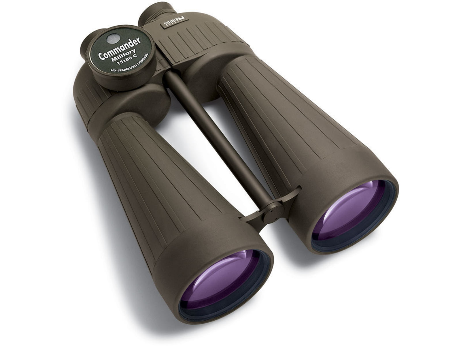 Steiner Military M1580rc 15x80mm Binocular Porro Prism NBR Long Life Rubber Armoring Green 2693