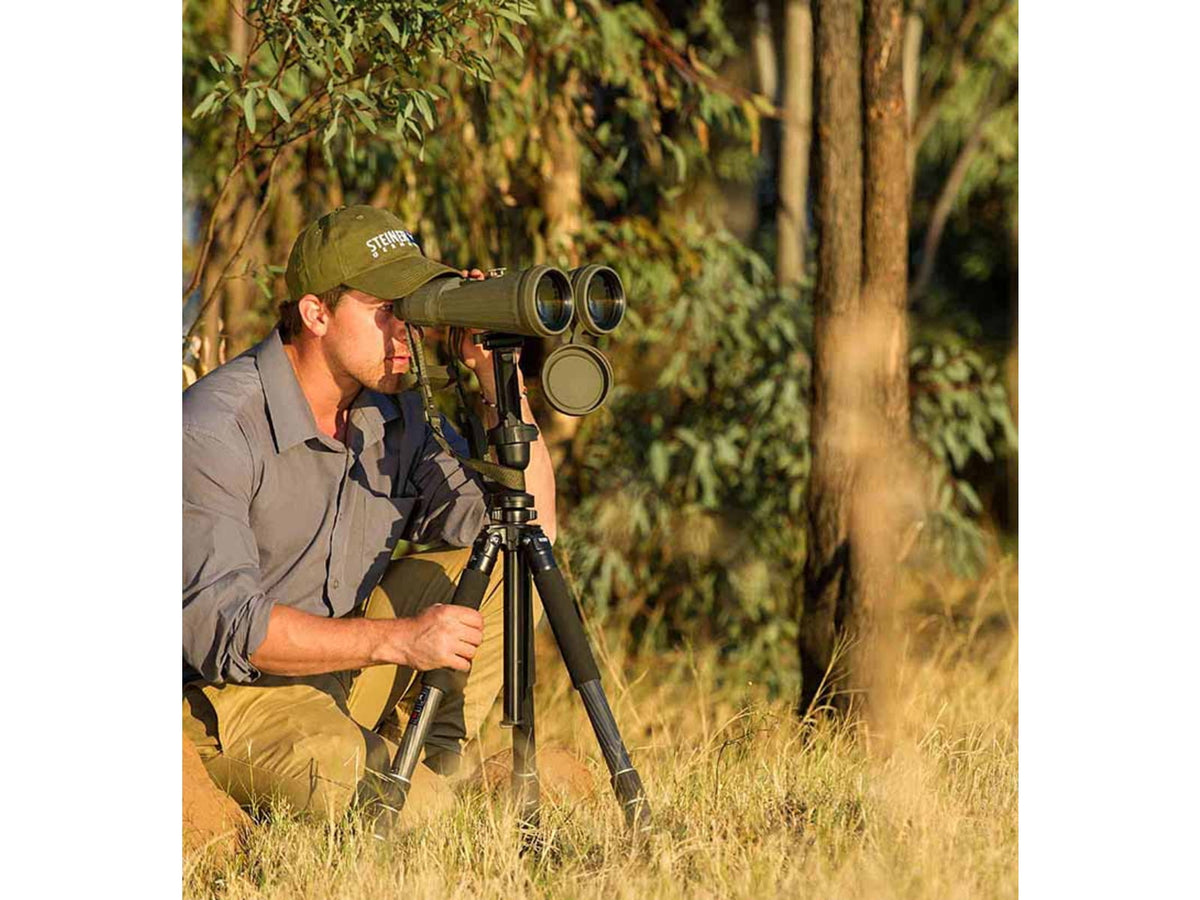 Steiner Military M2080 20x80mm Binocular Porro Prism NBR Long Life Rubber Armoring Olive Drab Green 2675