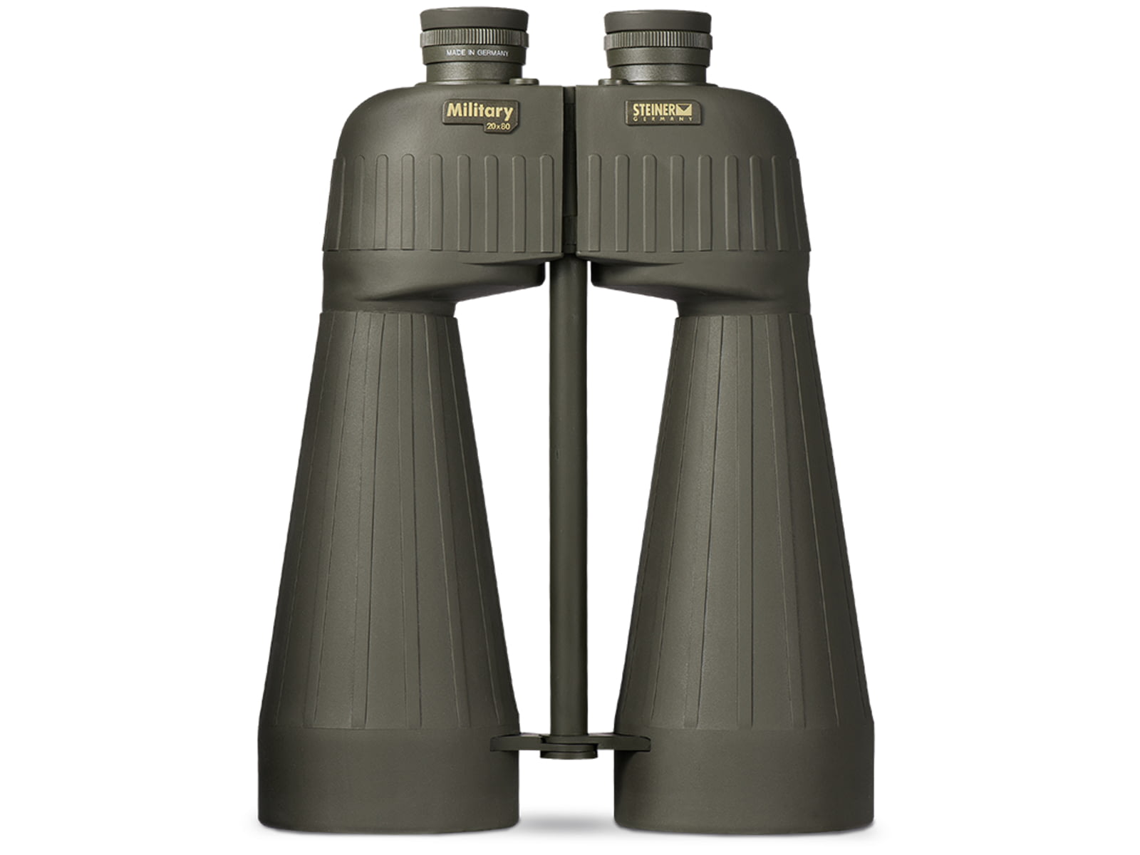 Steiner Military M2080 20x80mm Binocular Porro Prism NBR Long Life Rubber Armoring Olive Drab Green 2675