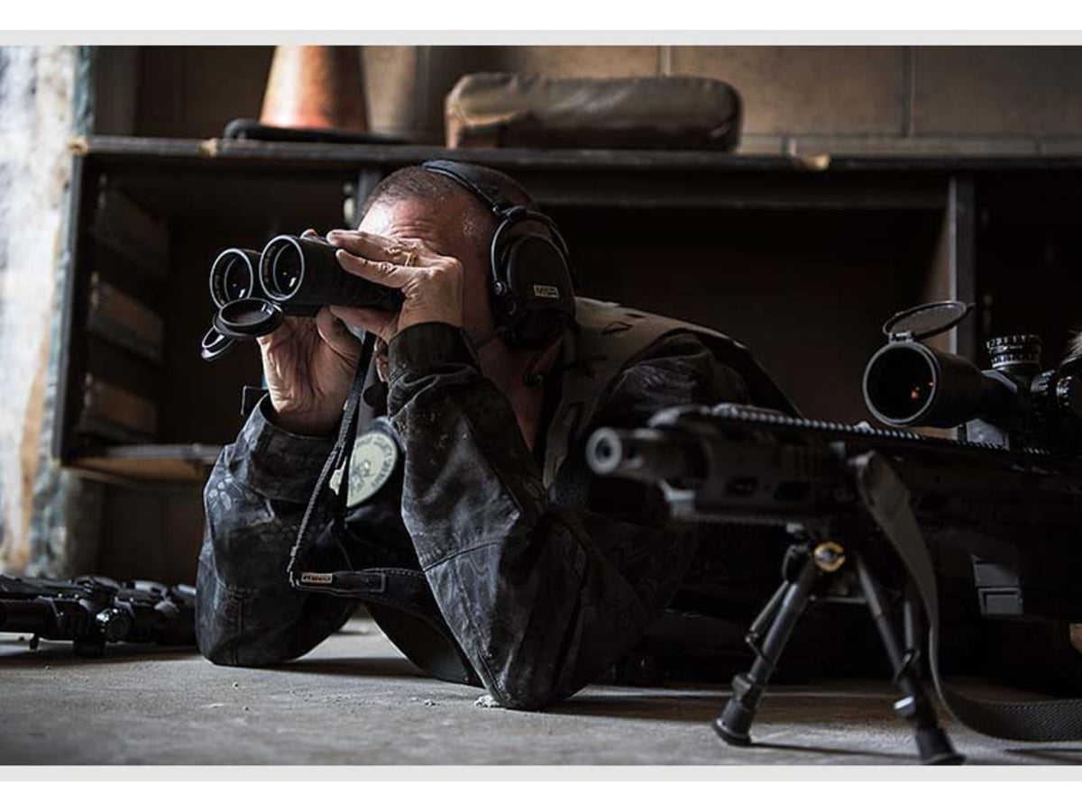 Steiner Tactical T1042 10x42mm Roof Prism Binocular NBR Long Life Rubber Armoring Charcoal 2005