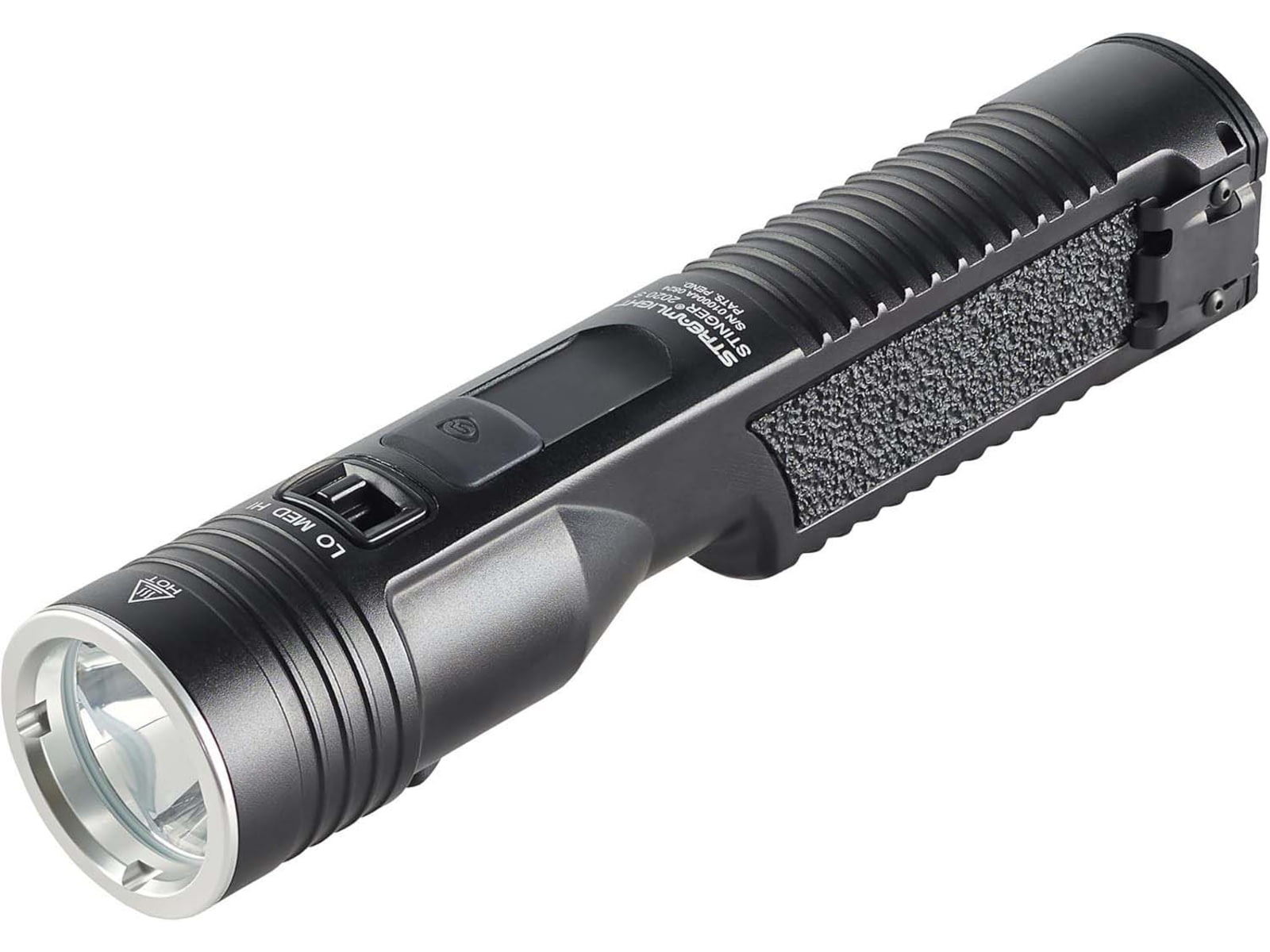 Streamlight Stinger 2020 S Rechargeable Lithium Ion 2000 Lumen LED Flashlight w/120V AC/12V DC Holder Charger Black 78202