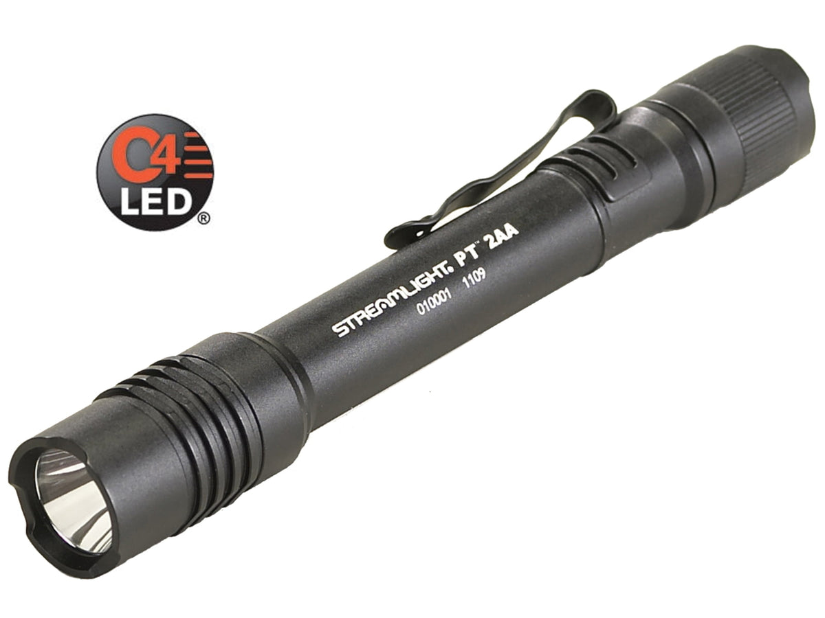 Streamlight PT Professional Tactical Series 2AA LED Flashlight Black 88033