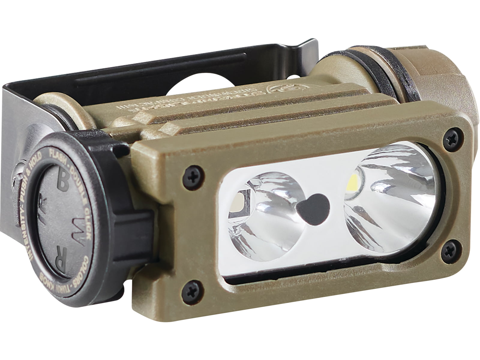 Streamlight Sidewinder Compact III Military Model AA/CR123A 275 Lumens LED Flashlight Coyote